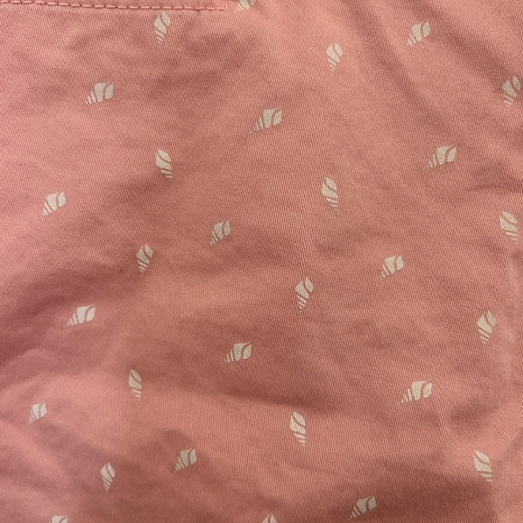 Bossini Pink Chino Shirts with Shell Pattern, Sz 6 - Picture 3 of 6